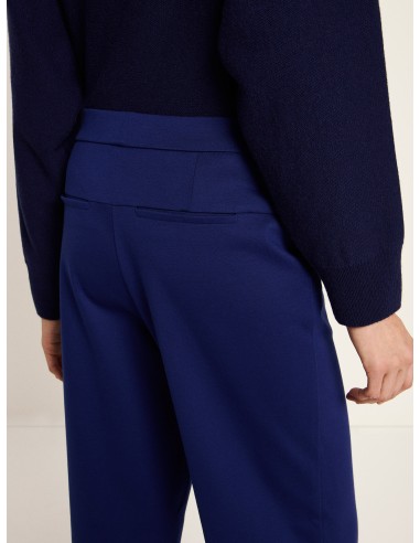 PANTALONE A GAMBA DRITTA IN LANA E COTONE...