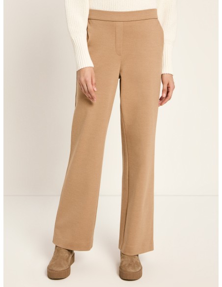 PANTALONE A GAMBA DRITTA IN LANA E COTONE BIOLOGICO