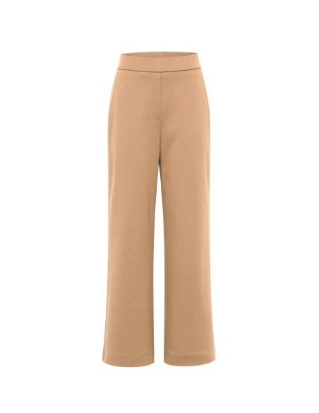 PANTALONE A GAMBA DRITTA IN LANA E COTONE BIOLOGICO