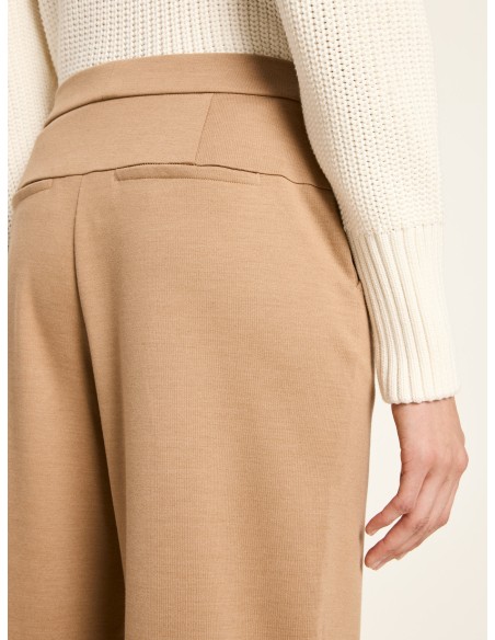 PANTALONE A GAMBA DRITTA IN LANA E COTONE BIOLOGICO