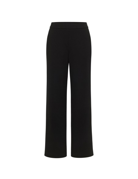 PANTALONE A GAMBA DRITTA IN LANA E COTONE BIOLOGICO