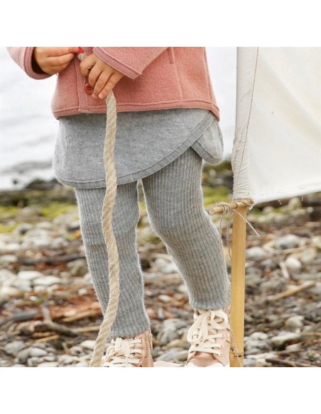 LEGGINGS BIMBI IN PURA LANA MERINO BIOLOGICA