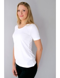 T-shirt donna in Bamboo, naturale e traspirante