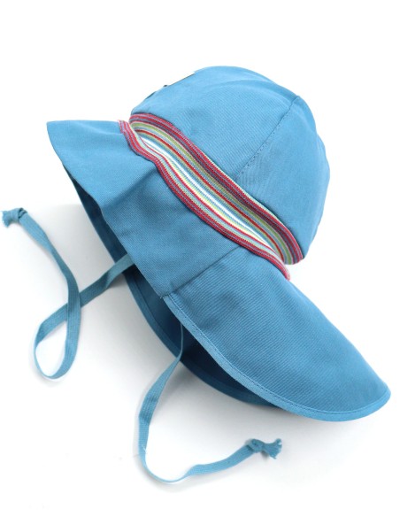 CAPPELLO IN COTONE BIO MAX  UV80 MOD "FEUERWEHR"