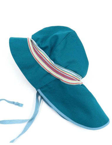 CAPPELLO IN COTONE BIO MAX  UV80 MOD "FEUERWEHR"