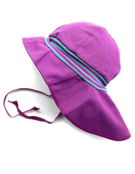 CAPPELLO IN COTONE BIO MAX  UV80 MOD "FEUERWEHR"