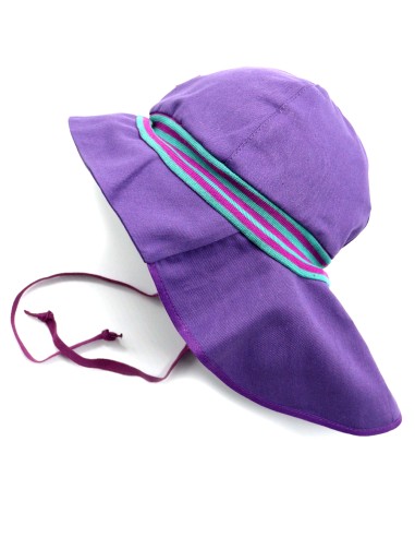 CAPPELLO IN COTONE BIO MAX  UV80 MOD "FEUERWEHR"