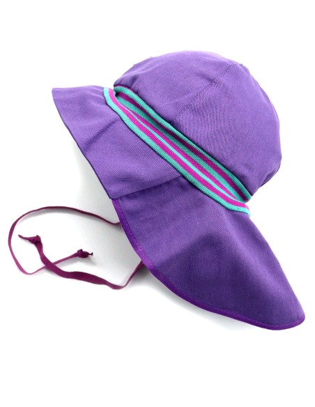 CAPPELLO IN COTONE BIO MAX  UV80 MOD "FEUERWEHR"