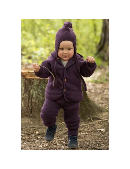 PANTALONI SUPER SOFT BIMBI IN PILE DI 100% LANA MERINO