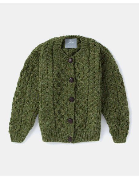 CARDIGAN ARAN KIDS IN LANA SUPERSOFT
