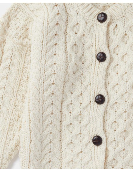 CARDIGAN ARAN KIDS IN LANA SUPERSOFT