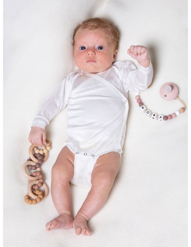 BODY NASCITA IN SETA M/ LUNGA "WRAP"