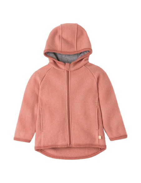 GIACCA BIMBI IN LANA COTTA CON ZIP