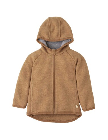 GIACCA BIMBI IN LANA COTTA CON ZIP
