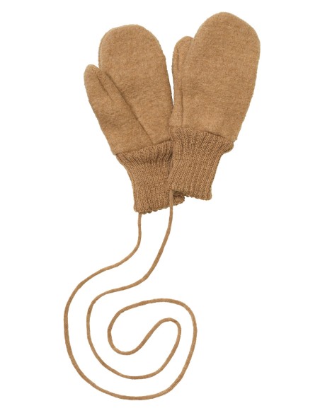 GUANTO / MANOPOLE BIMBI IN LANA COTTA BIOLOGICA