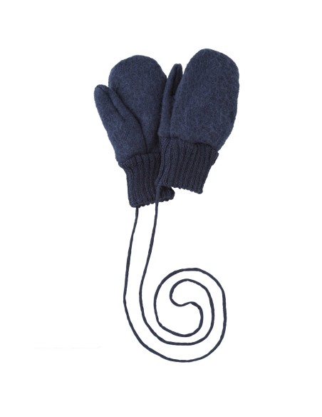 GUANTO / MANOPOLE BIMBI IN LANA COTTA BIOLOGICA