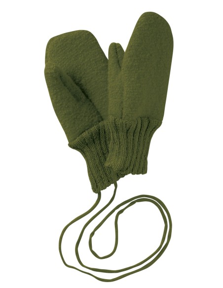 GUANTO / MANOPOLE BIMBI IN LANA COTTA BIOLOGICA