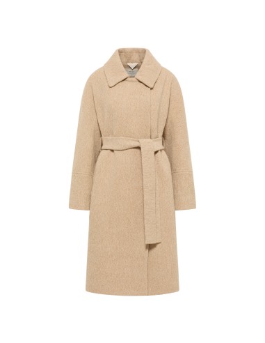 CAPPOTTO DONNA IN PURA LANA VERGINE CON CINTURA