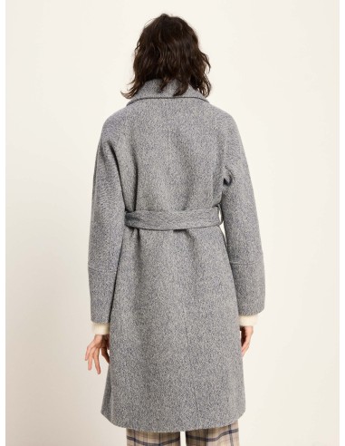 CAPPOTTO DONNA IN PURA LANA VERGINE CON CINTURA