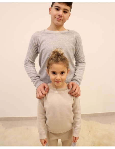 PULL 100% CASHMERE KIDS "CAREZZA"