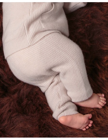 LEGGINGS IN 100% CASHMERE BABY "NUVOLETTA"
