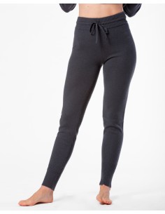 PANTAJOGGING UNISEX IN 100% CASHMERE "REBECCA" - CARBONE