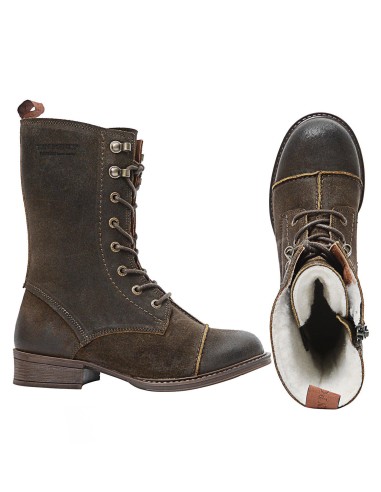 STIVALETTO PANDORA MEDIO  NABUK CON VELLO