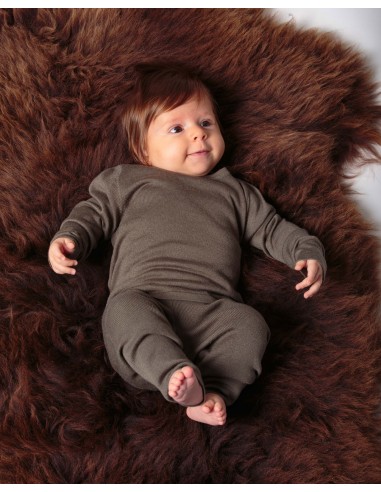 CASHMIRETTA BABY MANICA LUNGA IN SETA E CASHMERE .
