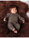 CASHMIRETTA BABY MANICA LUNGA IN SETA E CASHMERE .