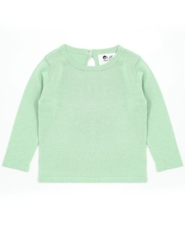 CASHMIRETTA BABY MANICA LUNGA IN SETA E CASHMERE .