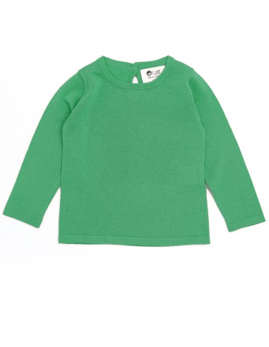 CASHMIRETTA BABY MANICA LUNGA IN SETA E CASHMERE .