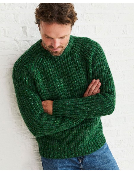 MAGLIONE DONEGAL IRLANDESE A COSTE