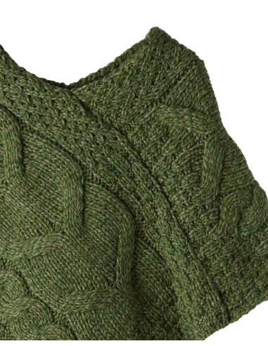 PONCHO ARAN KIDS IN LANA SUPERSOFT