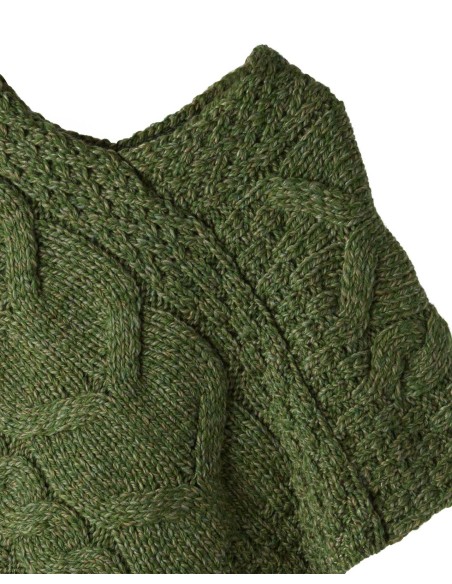 PONCHO ARAN KIDS IN LANA SUPERSOFT