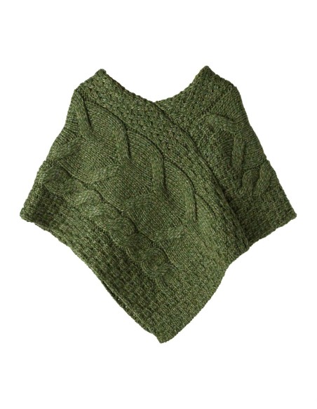 PONCHO ARAN KIDS IN LANA SUPERSOFT