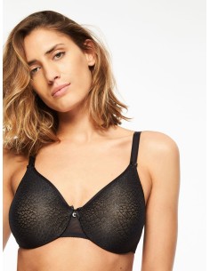reggiseno contenitivo e sostenitivo "C Magnifique" - NERO