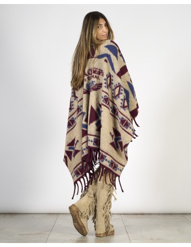 PONCHO / MANTELLA IN LANA CON FRANGE "CAPE"