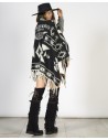 PONCHO / MANTELLA IN LANA CON FRANGE "CAPE"