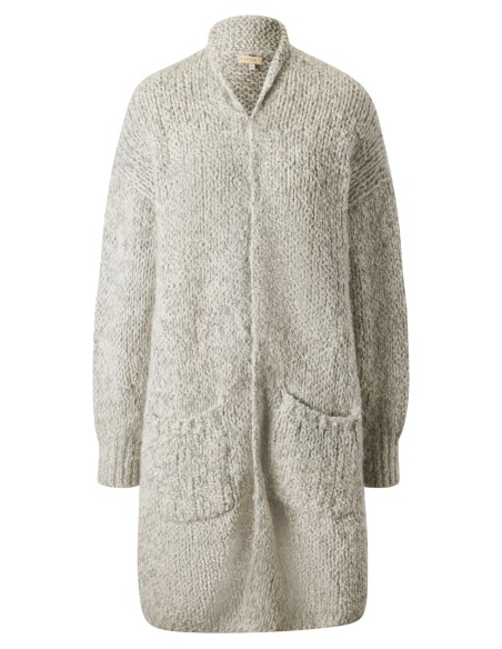 CAPPOTTO TRICOT IN ALPACA MELANGE “GEORGIA”