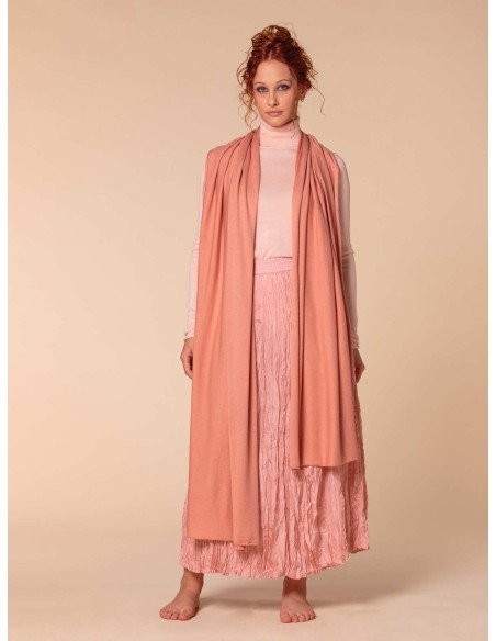 STOLA CASHMIRETTA IN SETA E CASHMERE