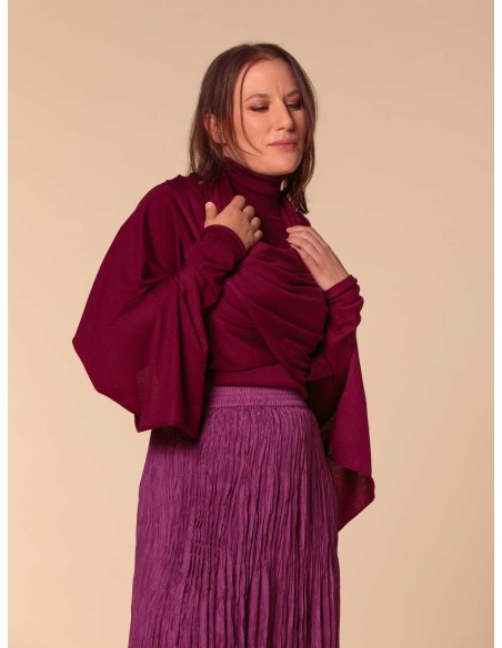 STOLA CASHMIRETTA IN SETA E CASHMERE