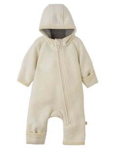 TUTONA BABY DA ESTERNO IN LANA COTTA BIOLOGICA CON ZIP -...