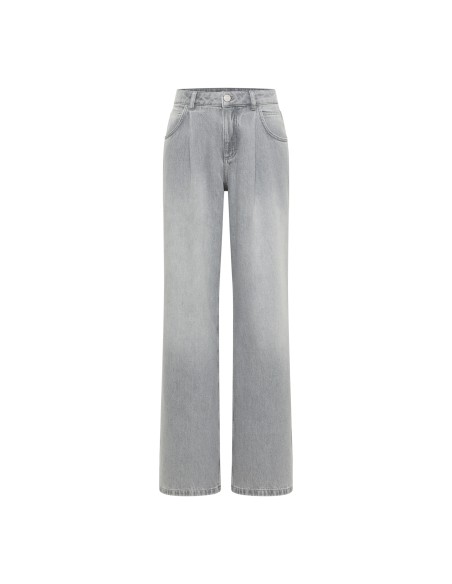 JEANS AMPIO CON PENCES "MARLENE"