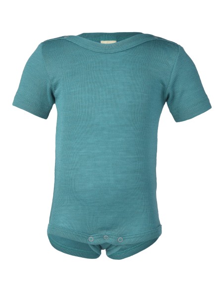 BODY IN LANA-SETA MANICA CORTA