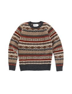MAGLIONE UOMO SCOZZESE IN 100% LANA VERGINE "FAIRISLE...