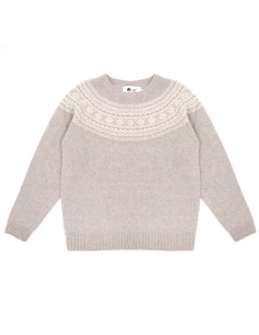 MAGLIONE SCOZZESE IN LANA D'AGNELLO SUPERFINE "IRIS" -...