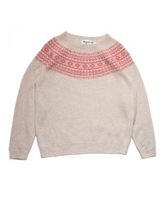 MAGLIONE SCOZZESE IN LANA D'AGNELLO SUPERFINE "IRIS" - CALCE