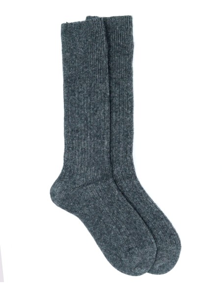 CALZINI LUNGHI IN LANA D'AGNELLO E COTONE