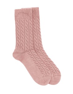 CALZINI DONNA IN ALPACA E LANA SUPER SOFT - ROSA