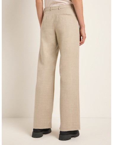 PANTALONI A PALAZZO IN 100% LANA MERINO